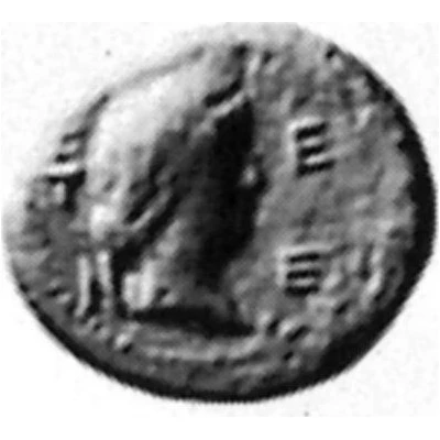 Æ16 - Augustus TENE; Tenedus 14 BC - 27 AD back