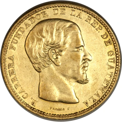 16 Pesos Rafael Carrera front