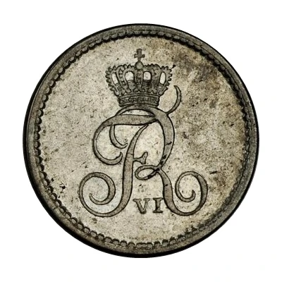 16 Reichsbank Schilling - Frederik VI front