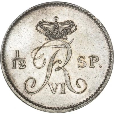 16 Reichsbank Schilling - Frederik VI front