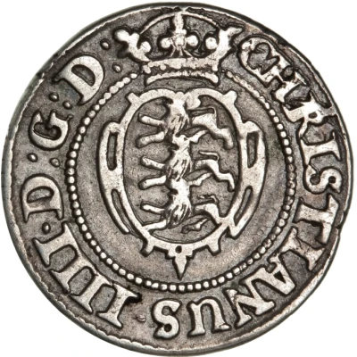 16 Skilling Dansk - Christian IV front