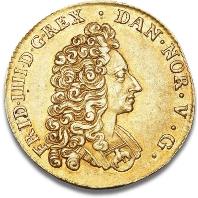 16 Skilling Gold, 2 ducat equivalent Dansk - Frederik IV front