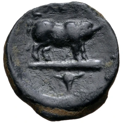 Æ16 340 BC - 335 BC back