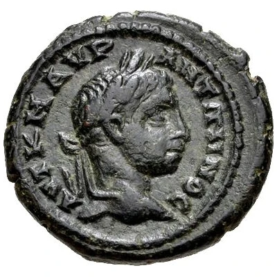 Æ17 - Elagabalus MAΡKIANOΠOΛITΩN front