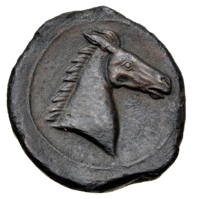 Æ18 Carthage 350 BC - 320 BC back