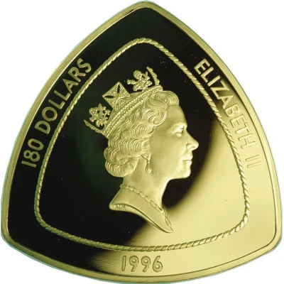 180 Dollars - Elizabeth II Bermuda Triangle front