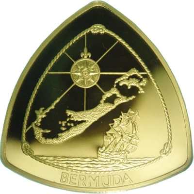 180 Dollars - Elizabeth II Bermuda Triangle back