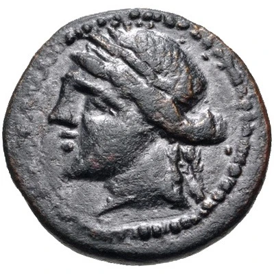 Æ18 65 BC - 48 BC front