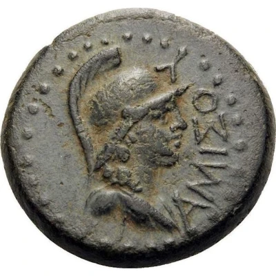 Æ19 - Tiberius ΕΤΟΥΣ Ξ; Amisus front