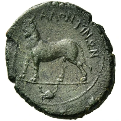 Æ19 241 BC - 210 BC back