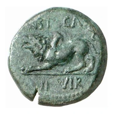 Æ19 42 BC - 41 BC back