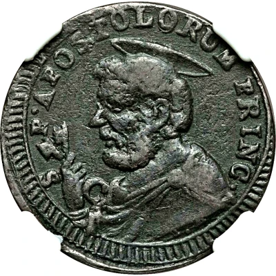 2½ Baiocchi - Pius VI Small bust front