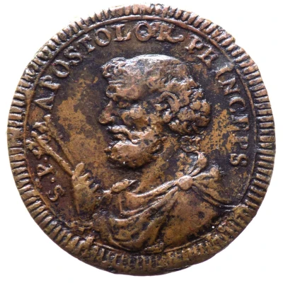 2½ Baiocchi - Pius VI back