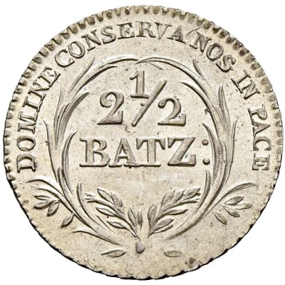 2½ Batzen back