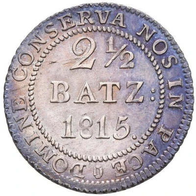 2½ Batzen back