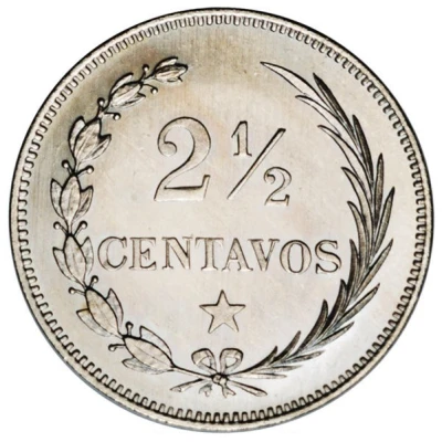 2½ Centavos Essai back