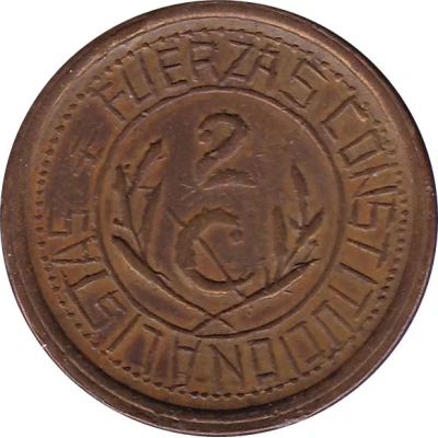 2 Centavos Hidalgo del Parral back