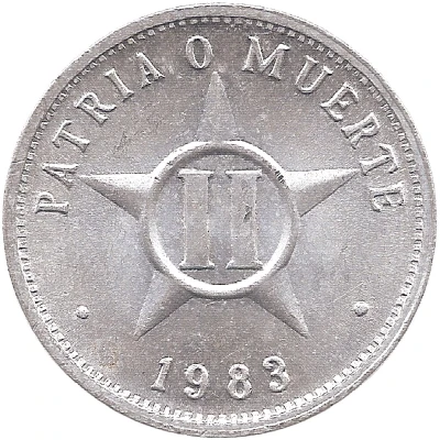 2 Centavos Patria o Muerte back