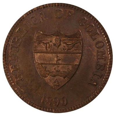 2 Centavos Pattern; Boyaca front