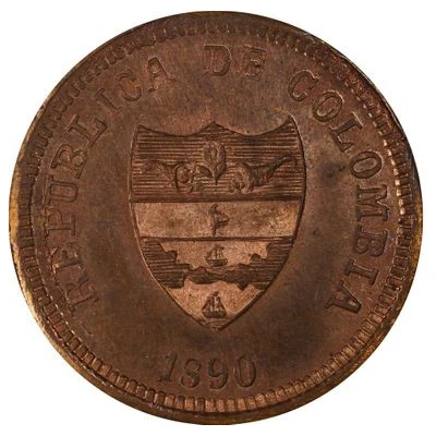 2 Centavos Pattern; Tolima front