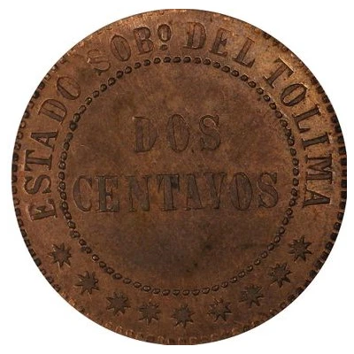 2 Centavos Pattern; Tolima back