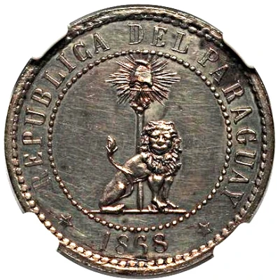 2 Centimos German-silver Pattern front