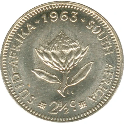 2½ Cents 1st decimal series back