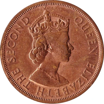 2 Cents - Elizabeth II 1st portrait front