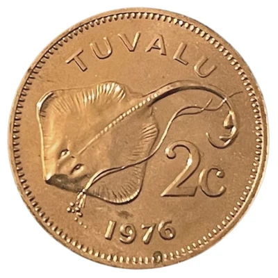 2 Cents - Elizabeth II 2nd portrait back