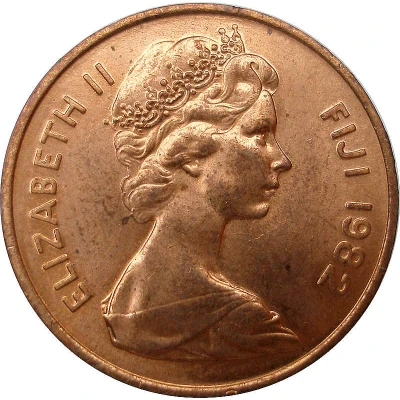 2 Cents - Elizabeth II 2nd portrait front