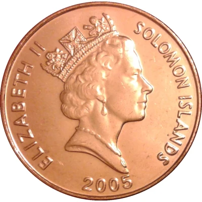 2 Cents - Elizabeth II 3rd Portrait; magnetic front