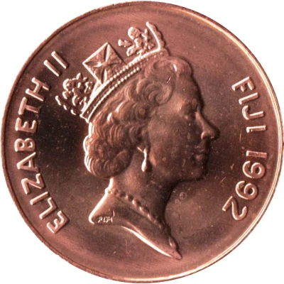 2 Cents - Elizabeth II 3rd portrait front