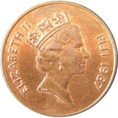 2 Cents - Elizabeth II 3rd portrait front