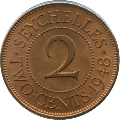 2 Cents - George VI back