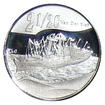 2½ Cents Van Der Stel back