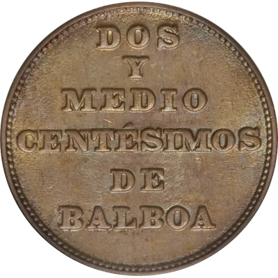 2½ Centésimos back