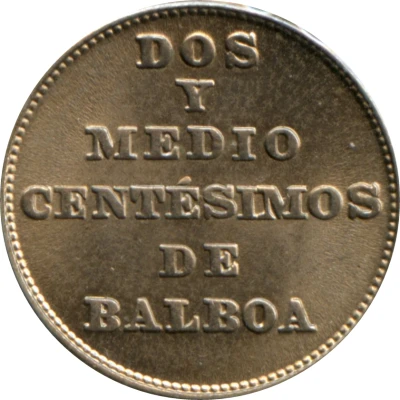 2½ Centésimos back