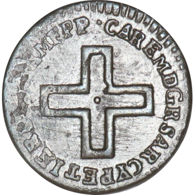 2 Denari - Carlo Emanule III front