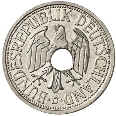 2 Deutsche Mark Pattern front