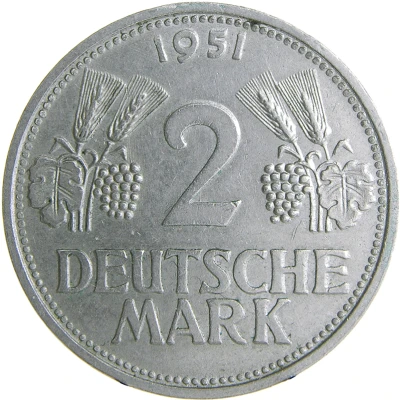 2 Deutsche Mark back