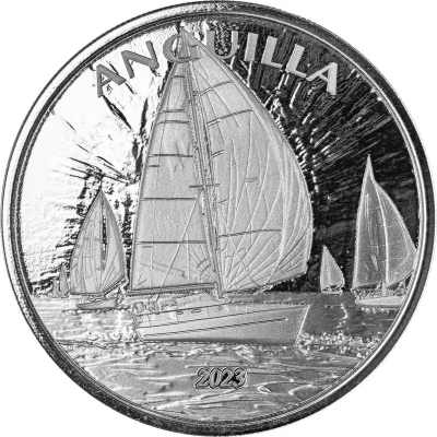 2 Dollars Anguilla Regatta back