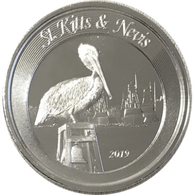 2 Dollars - Elizabeth II Brown Pelican back