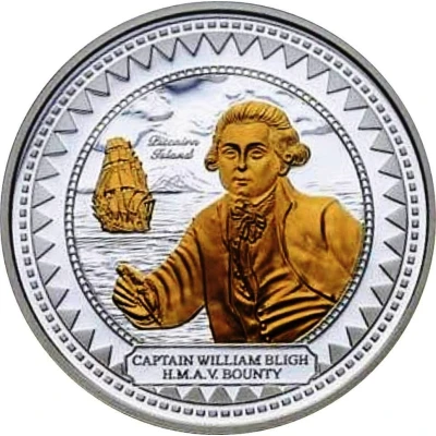 2 Dollars - Elizabeth II Captain William Bligh back