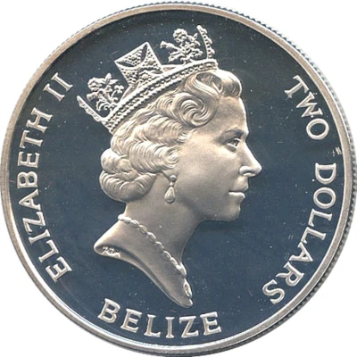 2 Dollars - Elizabeth II Coronation front