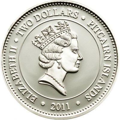 2 Dollars - Elizabeth II Fangtooth Fish front