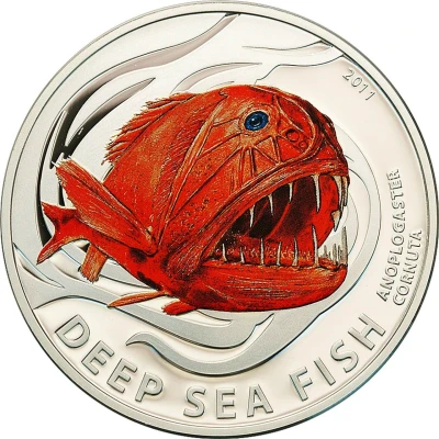 2 Dollars - Elizabeth II Fangtooth Fish back