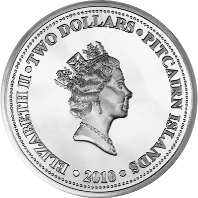 2 Dollars - Elizabeth II Fletcher Christian front