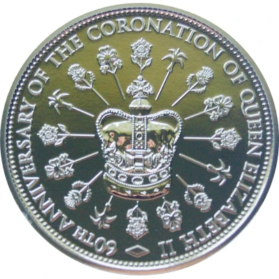 2 Dollars - Elizabeth II HM Queen Elizabeth II Coronation Jubilee back