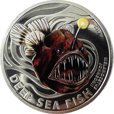 2 Dollars - Elizabeth II Humpback Anglerfish back