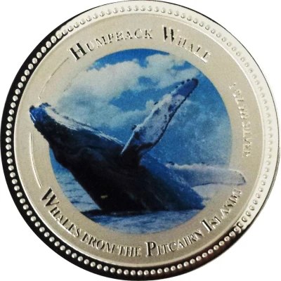 2 Dollars - Elizabeth II Humpback Whale back